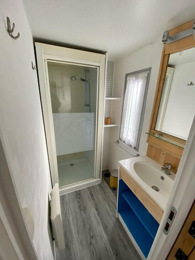 Mobilhome Emplacement 21 Biville-sur-Mer Exteriör bild