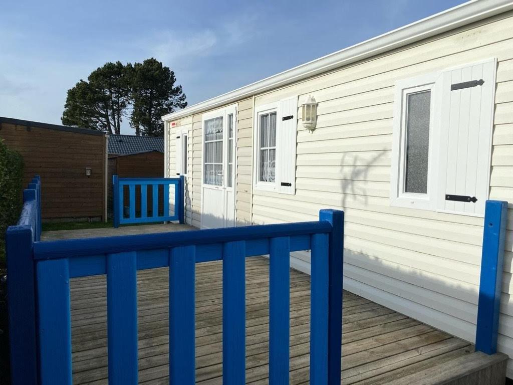 Mobilhome Emplacement 21 Biville-sur-Mer Exteriör bild